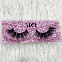 Load image into Gallery viewer, Mikiwi Thick Long 5D mink eyelashes long lasting mink lashes natural dramatic volume eyelashes extension 3d false eyelash