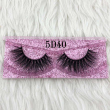 Load image into Gallery viewer, Mikiwi Thick Long 5D mink eyelashes long lasting mink lashes natural dramatic volume eyelashes extension 3d false eyelash