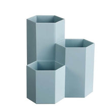 Load image into Gallery viewer, 3 Lattices Cosmetic Brush Box Table Organizer Makeup Nail Polish Cosmetic Holder Make Up Tools Boxes Jewelry Display Rack Kits