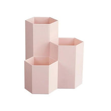 Load image into Gallery viewer, 3 Lattices Cosmetic Brush Box Table Organizer Makeup Nail Polish Cosmetic Holder Make Up Tools Boxes Jewelry Display Rack Kits